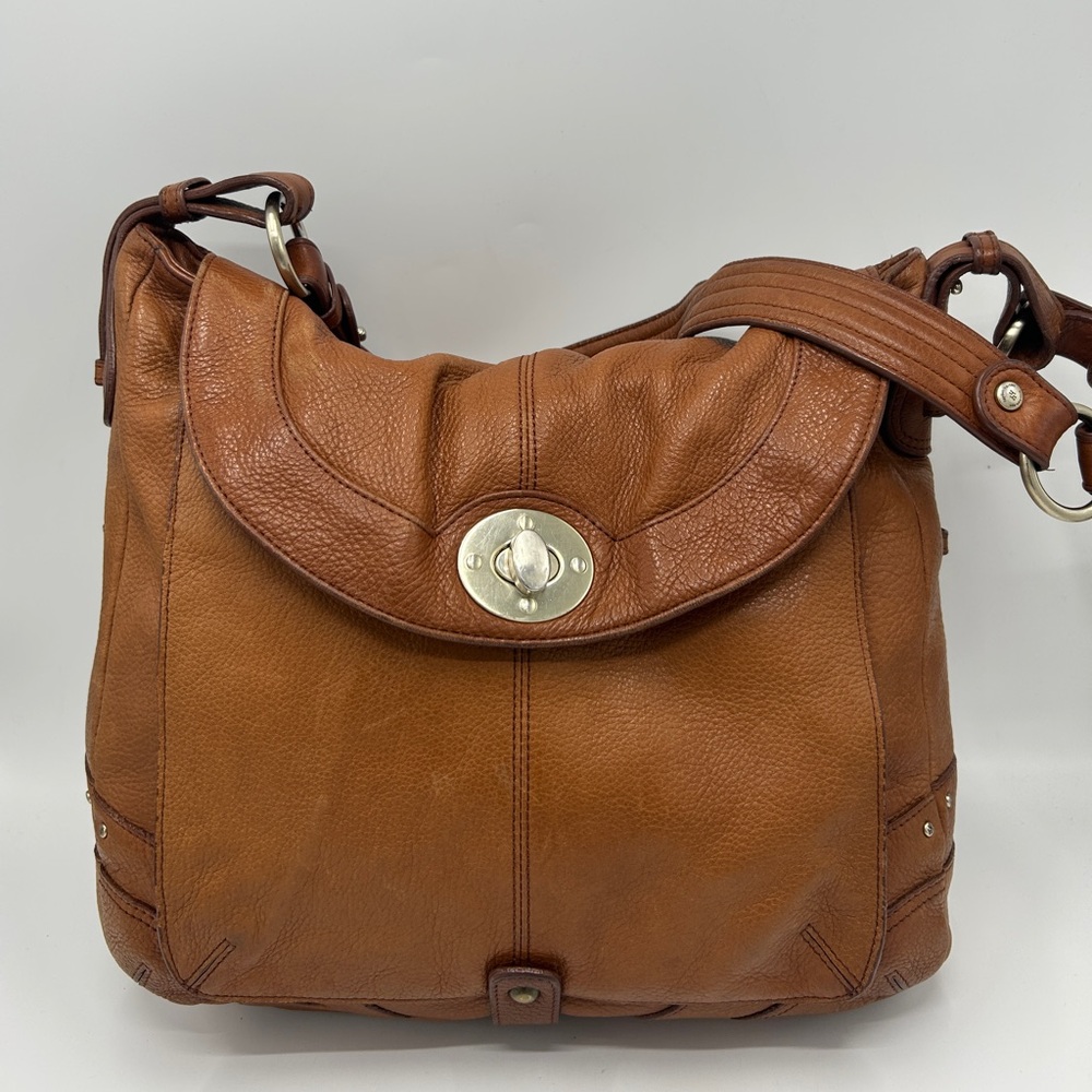 Hayden Harnett Brown Leather Shoulder Bag